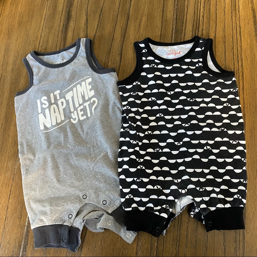 Cat and Jack baby boy onesie tank tops